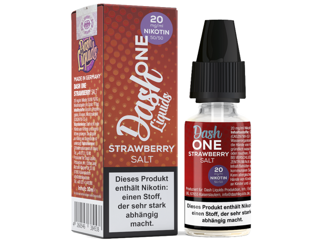 Dash Liquids – One – Strawberry – Nikotinsalz Liquid – 10 ml