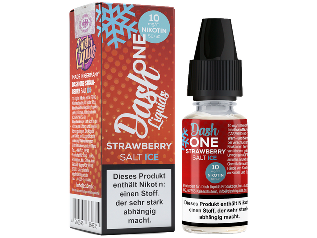 Dash Liquids – One – Strawberry Ice – Nikotinsalz Liquid – 10 ml