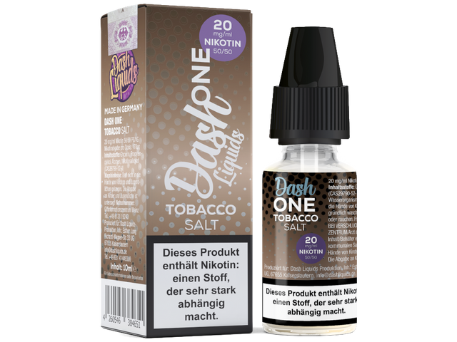 Dash Liquids – One – Tobacco – Nikotinsalz Liquid – 10 ml
