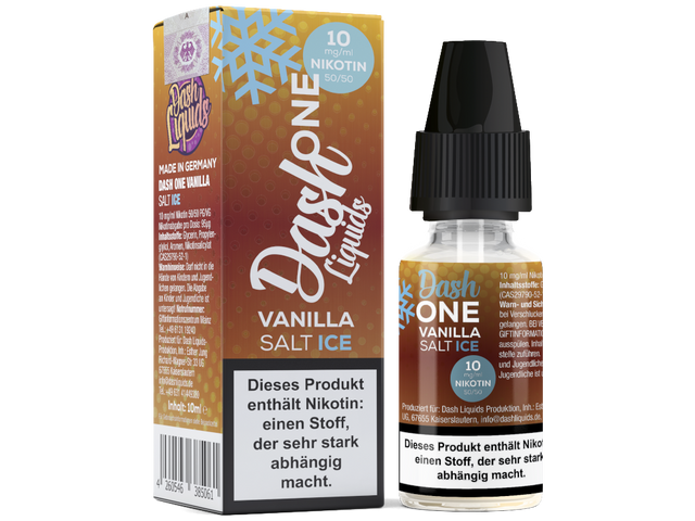 Dash Liquids – One – Vanilla Ice – Nikotinsalz Liquid – 10 ml
