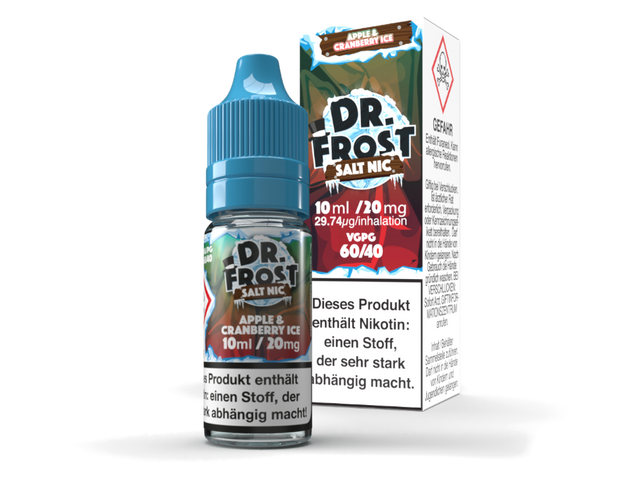 Dr. Frost - Apple Cranberry Ice - Nikotinsalz Liquid - 20 mg