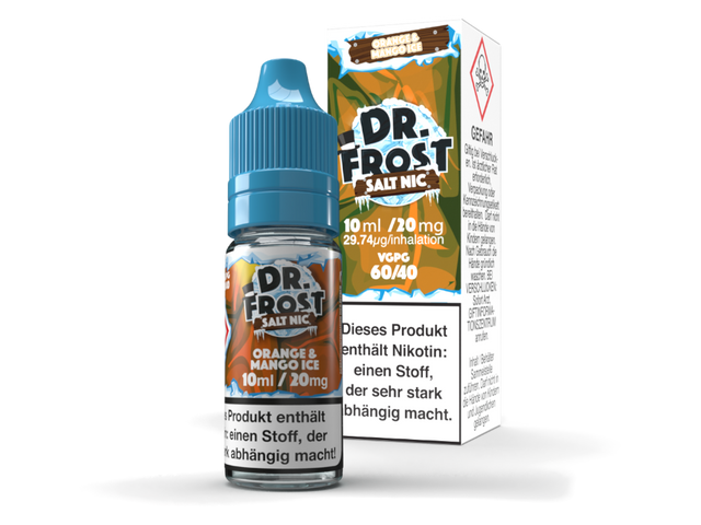 Dr. Frost - Polar Ice Vapes - Orange Mango Ice - Nikotinsalz Liquid - 20 mg
