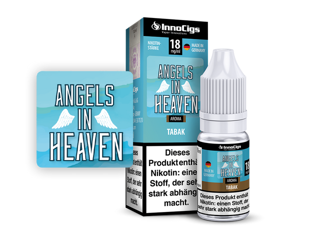 InnoCigs – Angels in Heaven Tabak – E-Zigaretten Liquid – 10ml