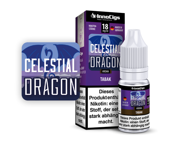InnoCigs - Celestial Dragon Tabak - E-Zigaretten Liquid - 10ml