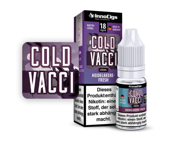 Innocigs - Cold Vacci Heidelbeere-Fresh - E-Zigaretten Liquid - 10ml