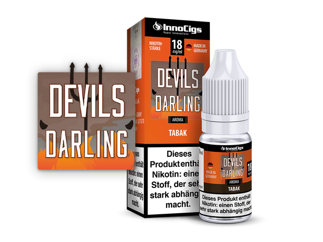 InnoCigs - Devils Darling Tabak - E-Zigaretten Liquid - 10ml
