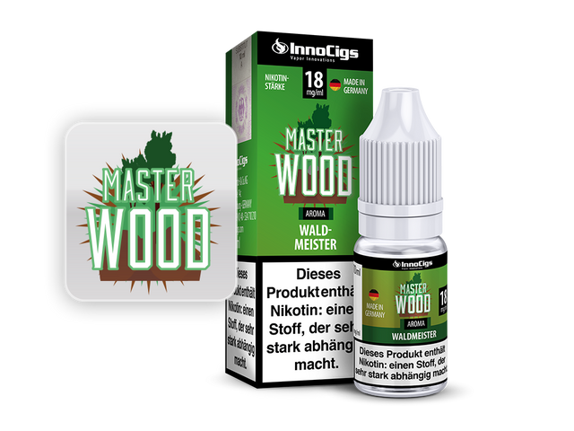 InnoCigs – Master Wood Waldmeister – E-Zigaretten Liquid – 10ml