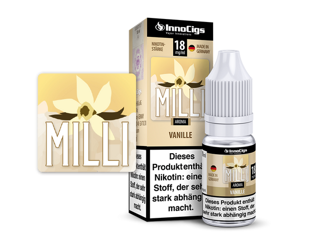 InnoCigs – Milli Vanille – E-Zigaretten Liquid – 10ml