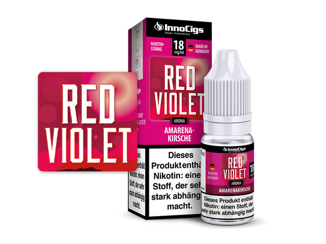 InnoCigs – Red Violet Amarenakirsche E-Zigaretten Liquid – 10ml