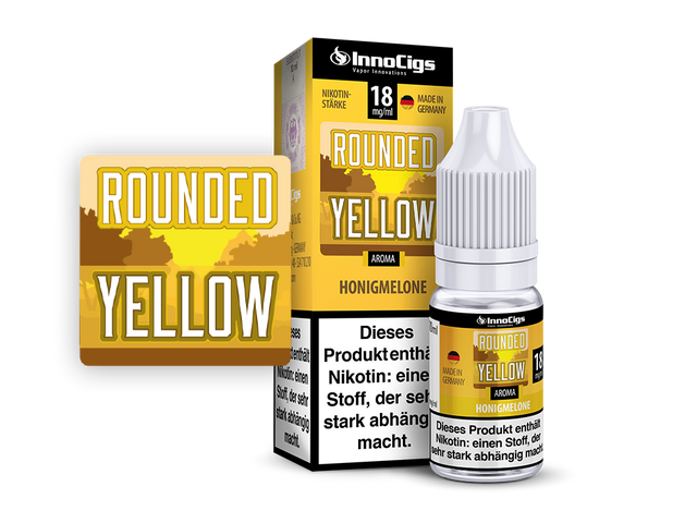InnoCigs – Rounded Yellow Honigmelonen – Liquid – 10 ml