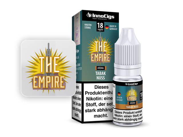 InnoCigs – The Empire Tabak Nuss E-Zigaretten Liquid – 10ml