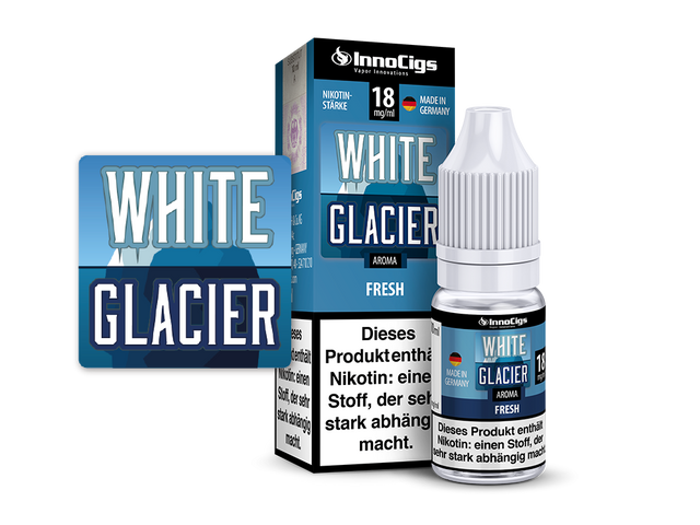 InnoCigs – White Glacier Fresh – E-Zigaretten Liquid – 10ml