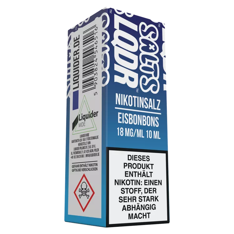 Liquider – Eisbonbons – Nikotinsalz Liquid – 18 mg