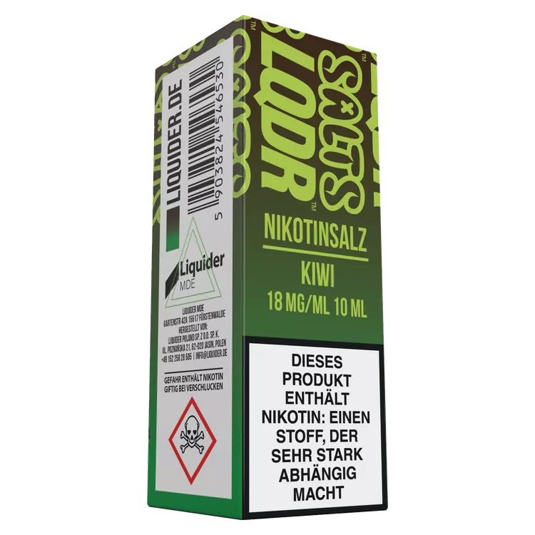 Liquider – Kiwi – Nikotinsalz Liquid – 18 mg