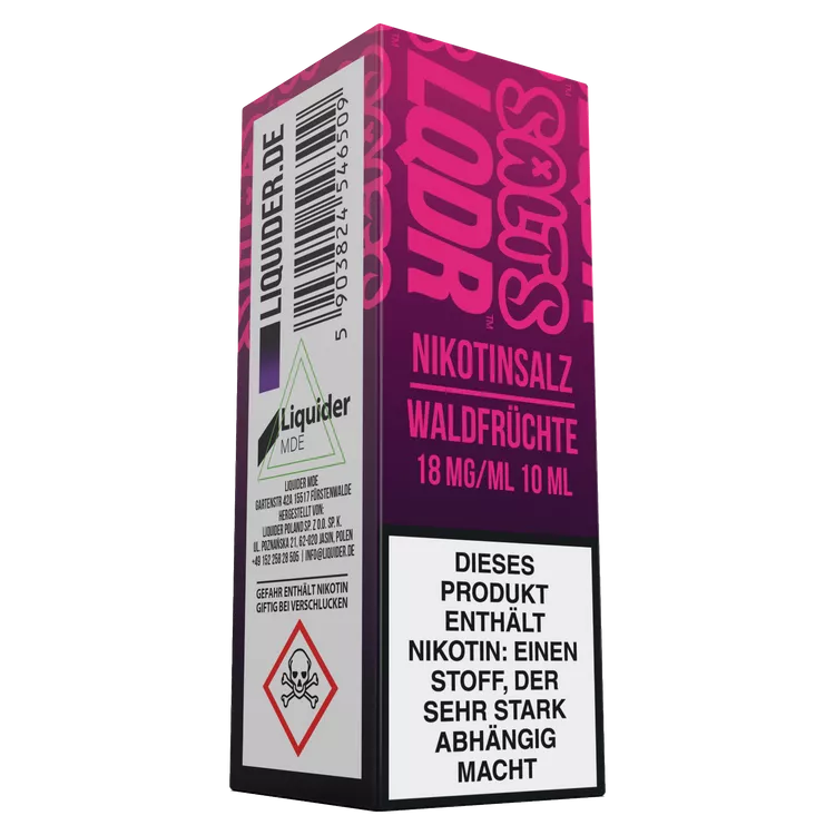 Liquider – Waldfrüchte – Nikotinsalz Liquid – 18 mg