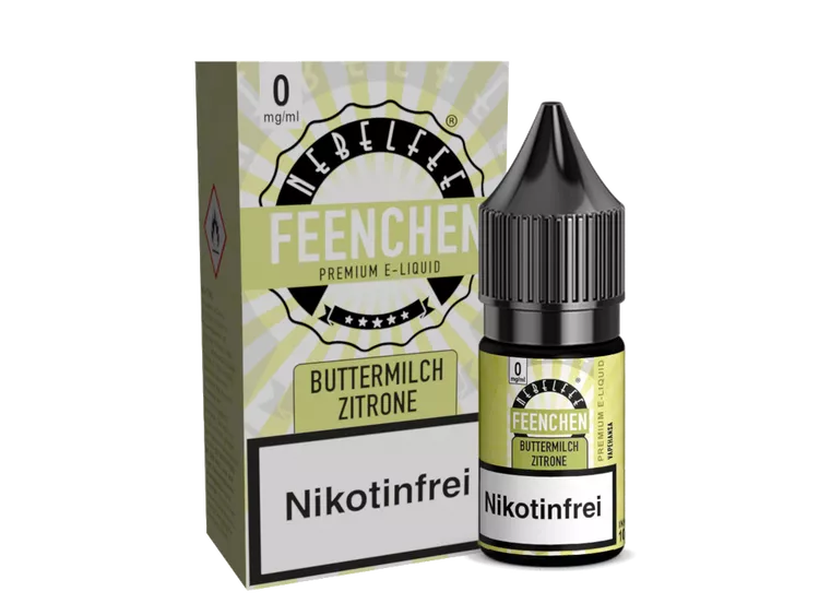 Nebelfee - Feenchen - Buttermilch Zitrone - Nikotinsalz Liquid - 10 ml