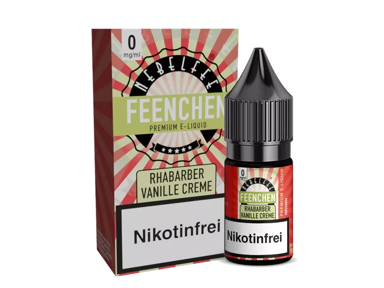 Nebelfee – Feenchen – Rhabarber Vanillecreme – Nikotinsalz Liquid – 10 ml