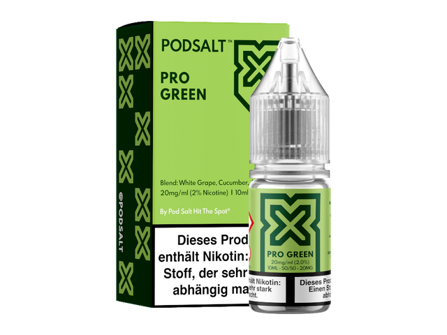 Pod Salt X - Pro Green - Nikotinsalz Liquid - 10 ml
