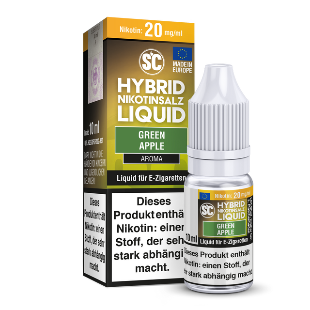 SC - Green Apple - Hybrid Nikotinsalz Liquid - 10ml