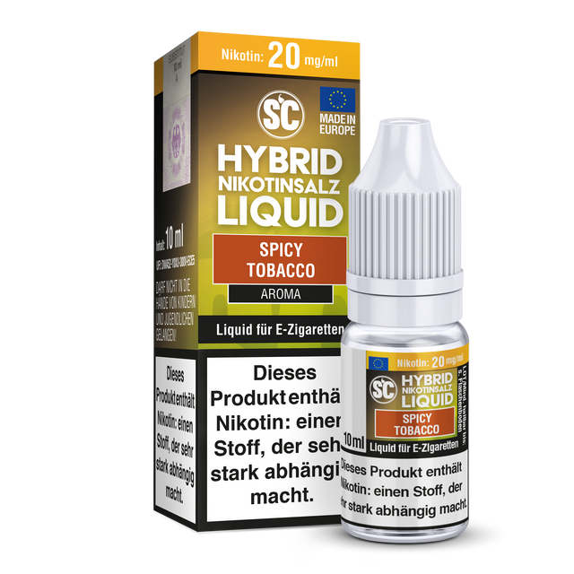 SC - Spicy Tobacco - Hybrid Nikotinsalz Liquid - 10ml
