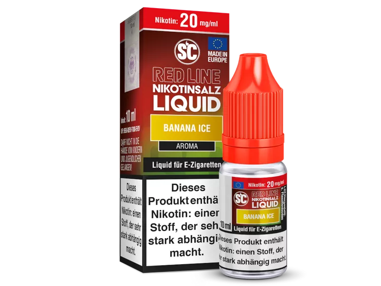 SC – Red Line – Banana Ice – Nikotinsalz Liquid – 10 ml