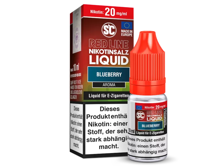 SC - Red Line - Blueberry - Nikotinsalz Liquid - 10 ml