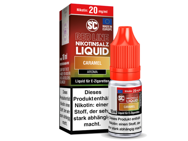 SC – Red Line – Caramel – Nikotinsalz Liquid – 10 ml