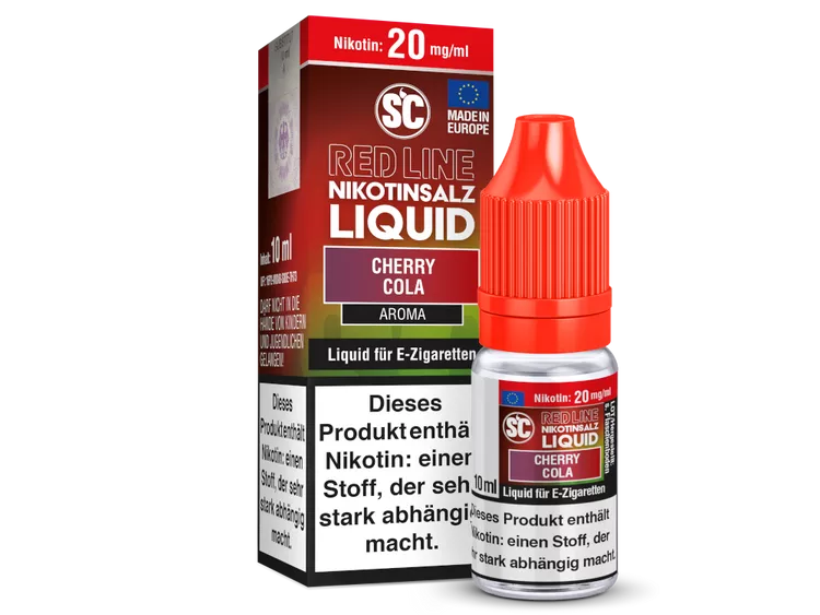 SC - Red Line - Cherry Cola - Nikotinsalz Liquid - 10 ml