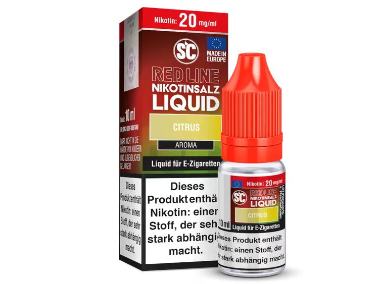SC – Red Line – Citrus – Nikotinsalz Liquid – 10 ml