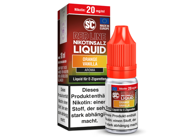 SC – Red Line – Orange Vanilla – Nikotinsalz Liquid – 10 ml