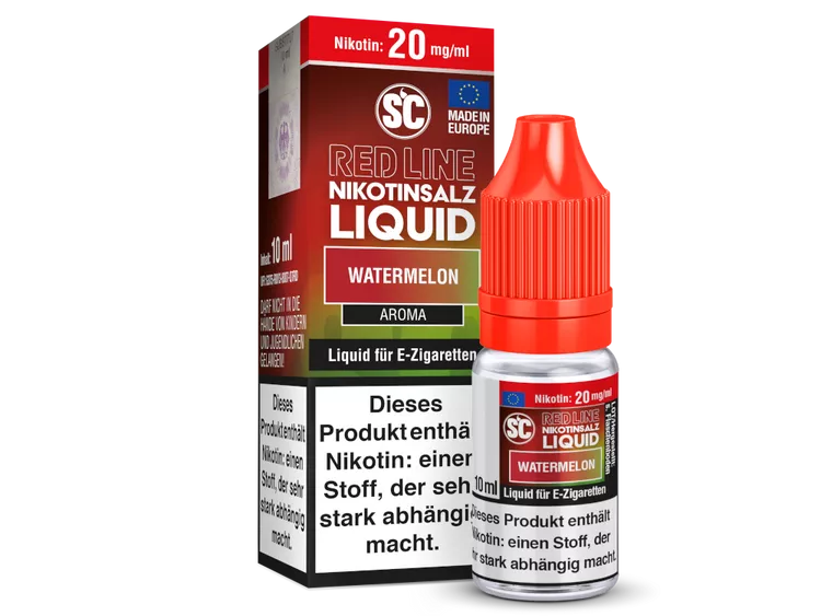 SC – Red Line – Watermelon – Nikotinsalz Liquid – 10 ml