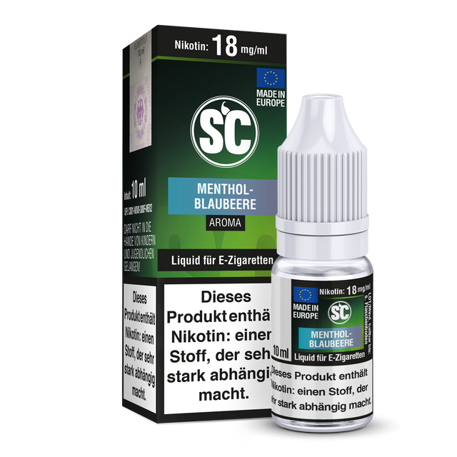 SC – Menthol-Blaubeere E-Zigaretten Liquid – 10ml