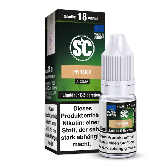 SC - Pfirsich E-Zigaretten Liquid - 10ml