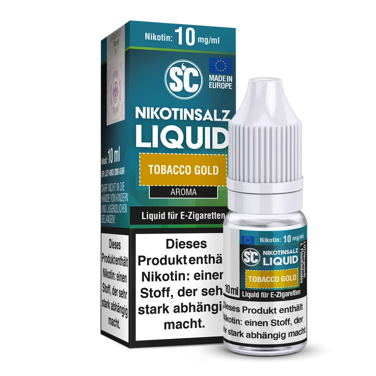 SC – Tobacco Gold – Nikotinsalz Liquid – 10 ml