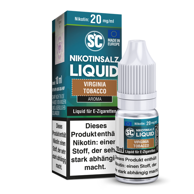 SC - Virginia Tobacco - E-Zigaretten Nikotinsalz Liquid - 10ml