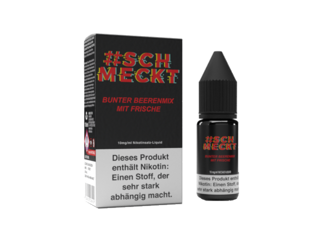 #Schmeckt – Bunter Beerenmix mit Frische – Nikotinsalz Liquid – 10 ml