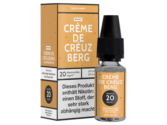 Tante Dampf - Crème de Crèuzberg - Nikotinsalz Liquid - 20 mg