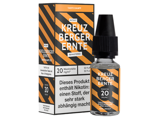 Tante Dampf – Kreuzberger Ernte Remastered – Nikotinsalz Liquid – 20 mg