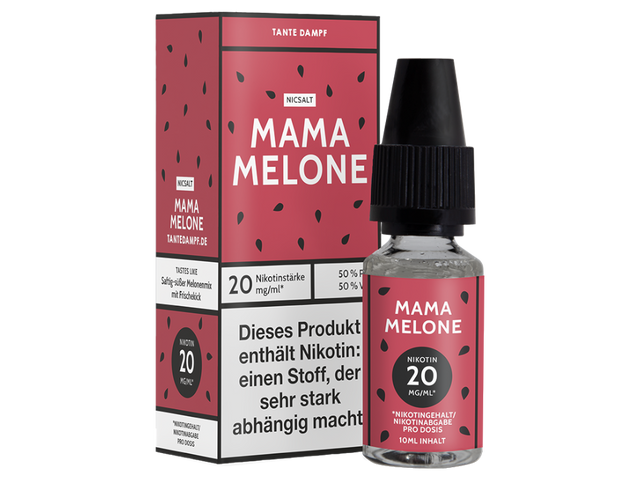 Tante Dampf – Mama Melone – Nikotinsalz Liquid – 20 mg