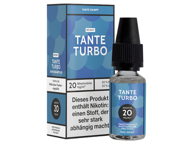 Tante Dampf - Tante Turbo - Nikotinsalz Liquid - 20 mg