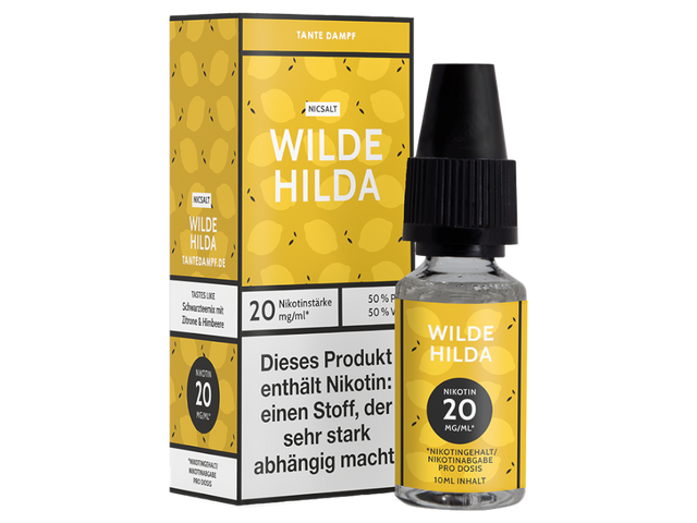 Tante Dampf - Wilde Hilda - Nikotinsalz Liquid - 20 mg