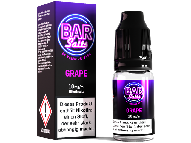Vampire Vape – Bar Salts – Grape – Nikotinsalz Liquid – 10 ml