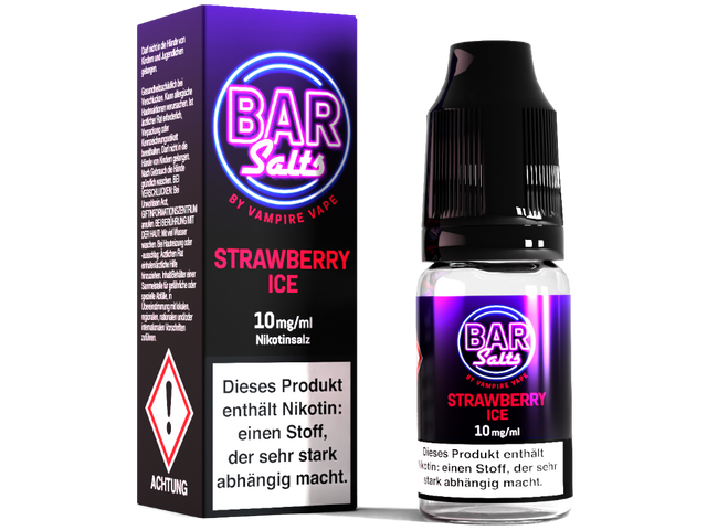 Vampire Vape – Bar Salts – Strawberry Ice – Nikotinsalz Liquid – 10 ml